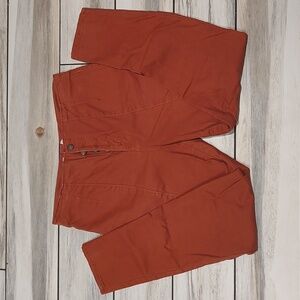 Rust color denim plants